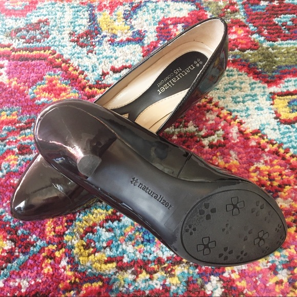 {Naturalizer} Patent Leather Black Pumps 7.5 M - Picture 4 of 7